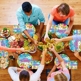 96 Pcs Hawaiian Aloha Party Decorations Supplies Luau Tropical