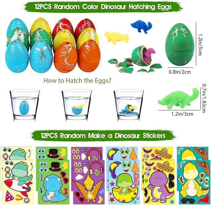 352PCS Dinosaur Party Favors Dinosaur Birthday Party Decorations