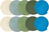 36 Pcs Sage Green Dusty Blue Hanging Swirl Decorations Blue Sage