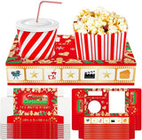 20 Pcs Christmas Movie Night Supplies Movie Night Paper Snack