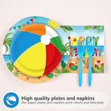 96Pcs Beach Ball Party Supplies Summer Beach Ball 1st Birthday