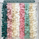 205 Ft Sage Green Dusty Rose Pink Khaki Beige Circle Dot Backdrop