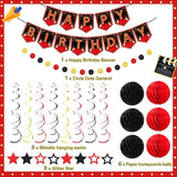 24 Pcs Movie Night Theme Happy Birthday Banner Decorations Movie