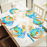 50 Guests Beach Plates and Napkins Party Supplies Summer Birthday