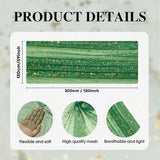 Artoid Mode Green Gold Gauze Table Runner 59x120 Inch 10FT, Glitter