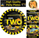 50 Guests Construction Birthday Plates and Napkins Forks Party