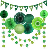 St Patricks Day Decorations Green Party Supplies Four leaf Clover