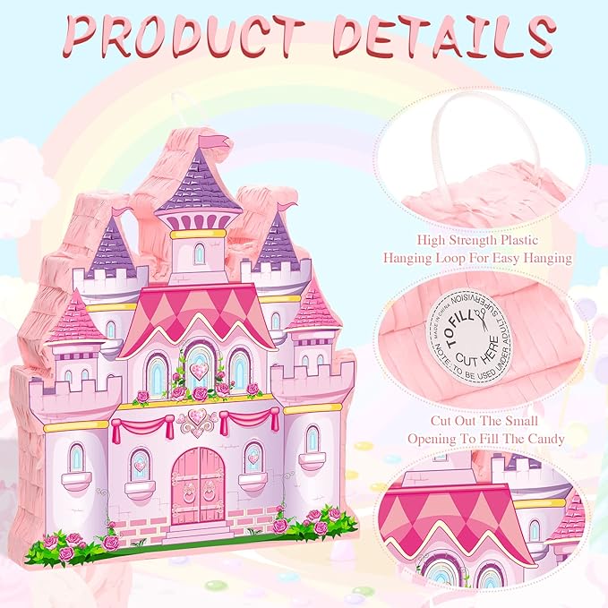 Princess Castle Piñata Bundle Girl Princess Party Piñata Set Include