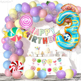 KatchOn, Huge Donut Number 3 Balloon - 40 Inch | Number 3 Donut