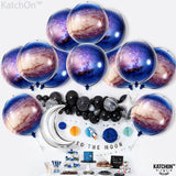 KatchOn, Galaxy Balloons for Galaxy Decorations - 22 Inch, Pack of 12