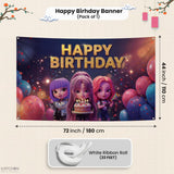 KatchOn, Kpop Happy Birthday Banner – 72x44 Inch | Kpop Party