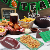 96 PCS Football Party Supplies Football Sports Paper Plates and