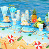 452 Pcs Hello Summer Party Decorations Beach Party Supplies for 50