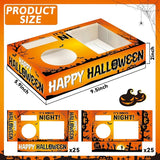 50Pcs Halloween Movie Night Supplies Snack Trays Movie Theater Snack