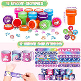 146Pcs Unicorn Party Favors Birthday Supplies Girls Headband Bag