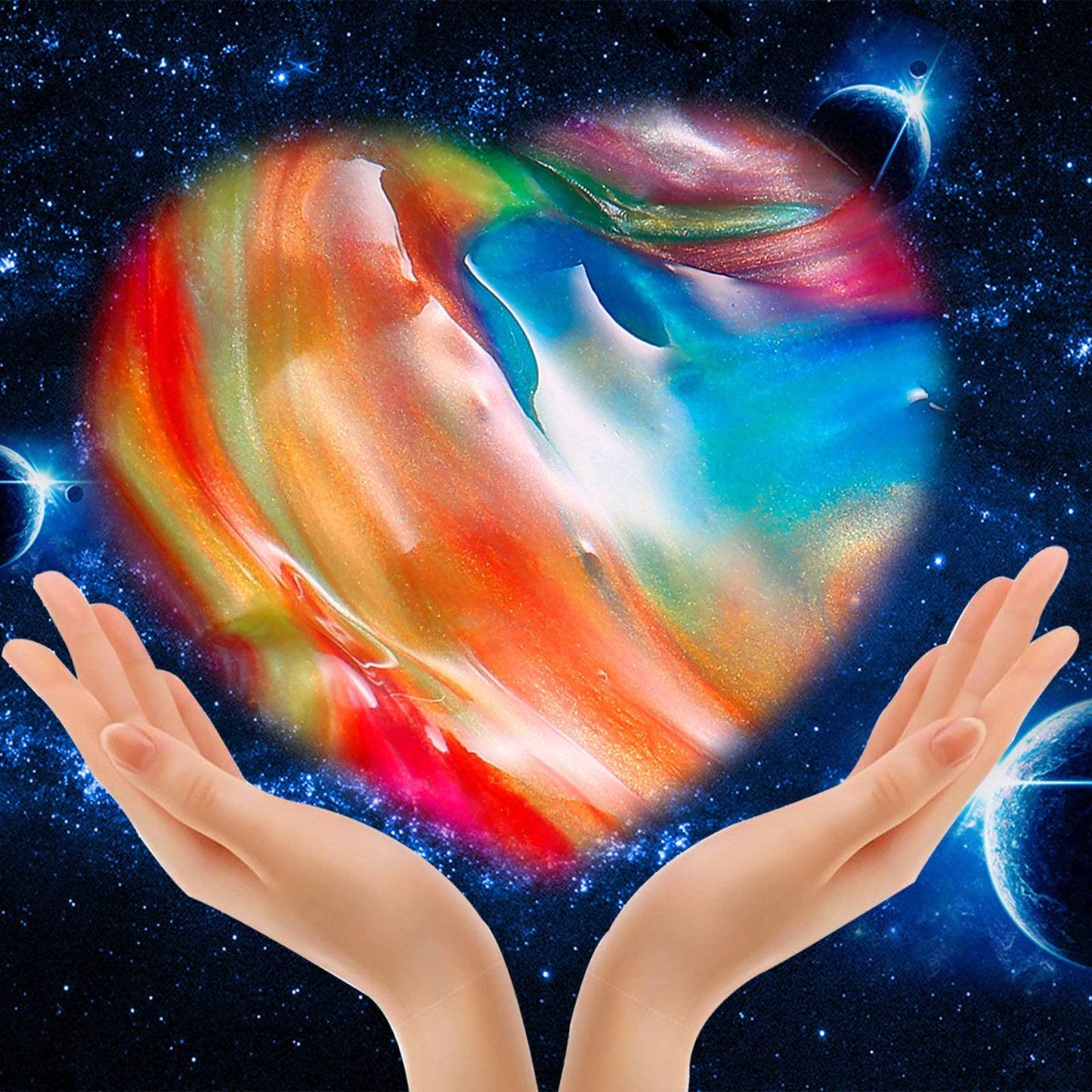 Ball Slime Party Favors 24 Pack, Super Soft and Scented Galaxy Slime