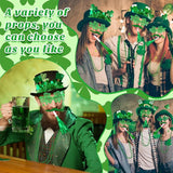 76 Pcs St Patrick's Day Party Favor Set Tattoo Stickers Necklaces