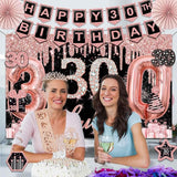 30th Birthday Decorations for Women 32PCS 30th Birthday Party