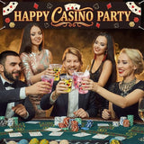 50 Pcs Casino Party Decorations Las Vegas Cups Casino Game Night