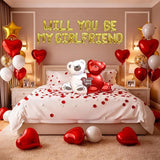 Will You Be My Girlfriend Balloons, I Love You Valentines Day
