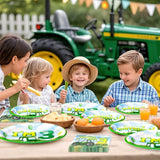 96Pcs Tractor Birthday Party Decorations Tractor 3rd Birthday Party