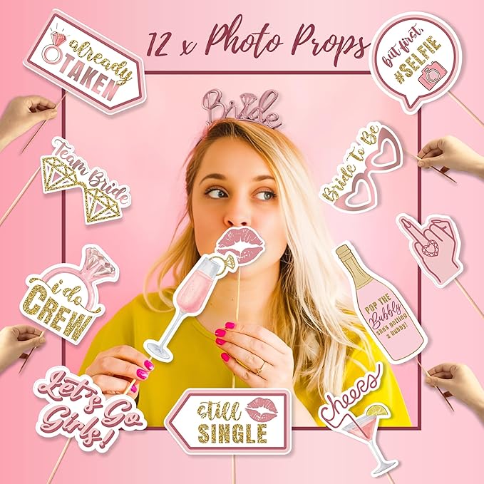 189 pc Premium Bridal Shower Party Decorations Balloons Bride to Be