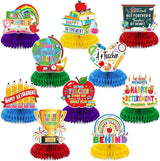 10 Pieces Funny Teacher Retirement Decorations Honeycomb