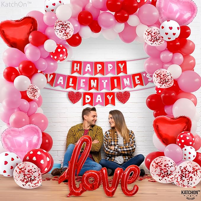 Valentines Day Decorations Arch Set Pack of 115 Happy Valentines Day