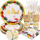 Hawaiian Luau Party Decorations Aloha Plates and Napkins Party