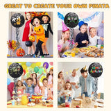 Black Round Piñata for DIY Halloween Black Moon Piñata for Kids DIY