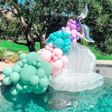 Mermaid Balloon Arch Kit Pink Purple Mermaid Tail Arch Party