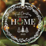 New Home Christmas Ornament 2025 - House Warming Gifts New Home -