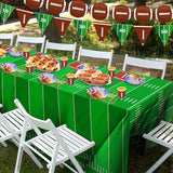 99PCS Football Party Tableware Supplies,Set of 24 Football Plates