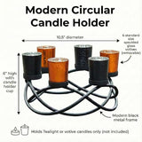 Halloween Centerpiece Table Decor Candle Holder for Kitchen Dining