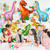 Dinosaur Foil Balloons Set 12 50 in 7 Pieces Large Dinosaur Aluminum