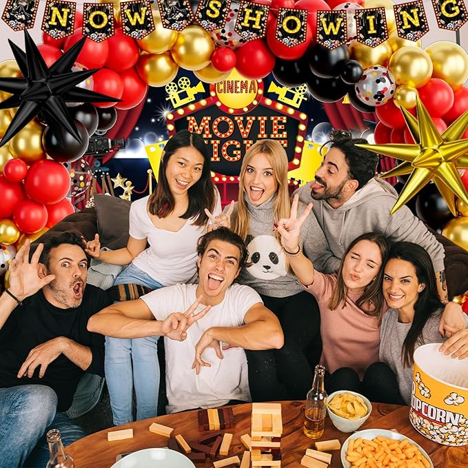 Movie Night Party Decorations Movie Theater Hollywood Themed