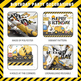 Construction Birthday Party Supplies Excavator Birthday Decorations