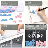 Gender Reveal Voting Board Game Wooden Frame Keepsake Baby Reveal