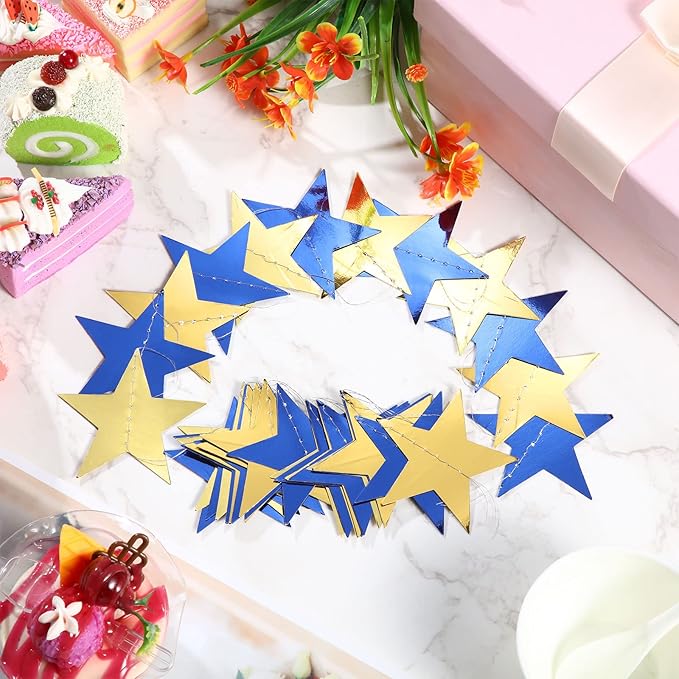 Patelai Glitter Star Garland Banner 2026 Graduation Decor 130 Feet #23
