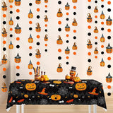 Clearance Pumpkin Polka Dots Garlands Happy Halloween Trick or Treat