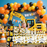 345 Pcs Construction 5th Birthday Party Supplies Dump Truck Five