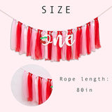Cherry One High Chair Banner Cherry Themed First Birthday Party