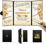 Black Gold Happy Retirement Decorations Sailing Into Retirement