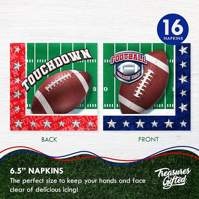 Treasures Gifted Football Party Decorations Serves 16 Guests