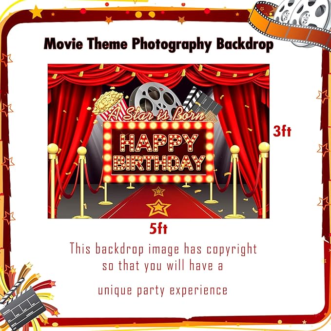 Movie Theme Birthday Party Decorations Movie Theater Decorations