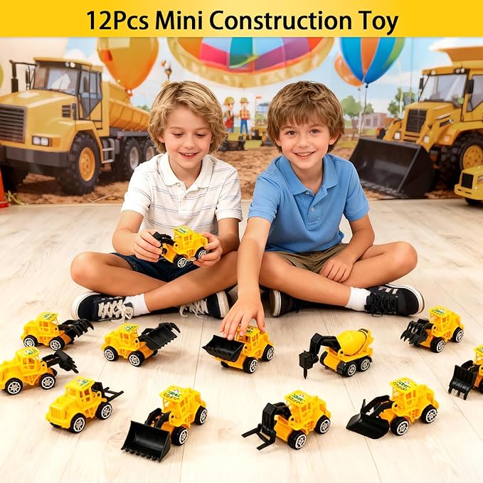 Construction Party Favors Pack For 12Guests Construction Birthday
