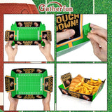 Football Party Supplies Kit for 36 Large Football Food Plates