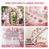 LovesTown 150 PCS Pink Balloons Different Size of 18 12 10 5 Inch