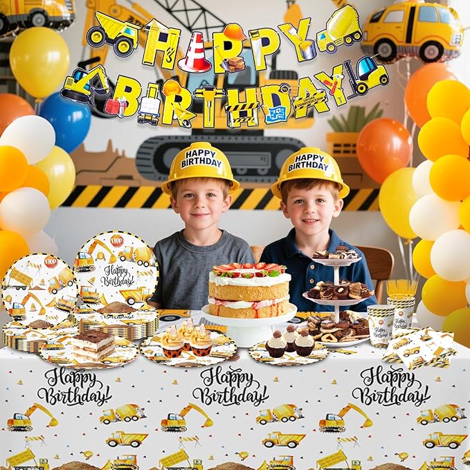 Construction Birthday Party Supplies Construction Birthday