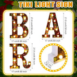 8.6 X6.7 x 1.5 Inch Tiki Bar Sign Tiki Party Table Decorations